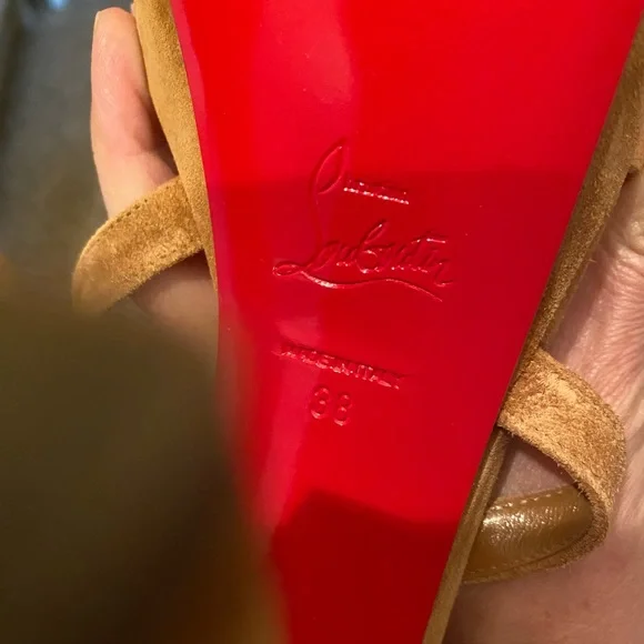 Christian Louboutin Louboutin Bee suede 38 - Picture 11 of 14